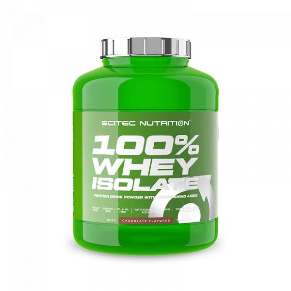 Scitec 100% Whey Isolate 1816g Morango