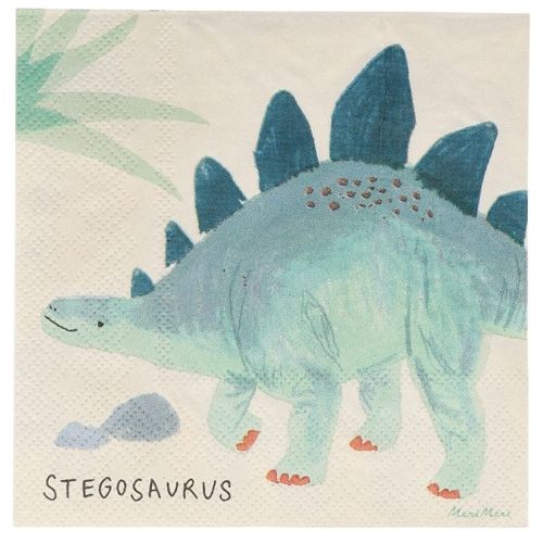 Meri meri servetten dino's - small - 16st