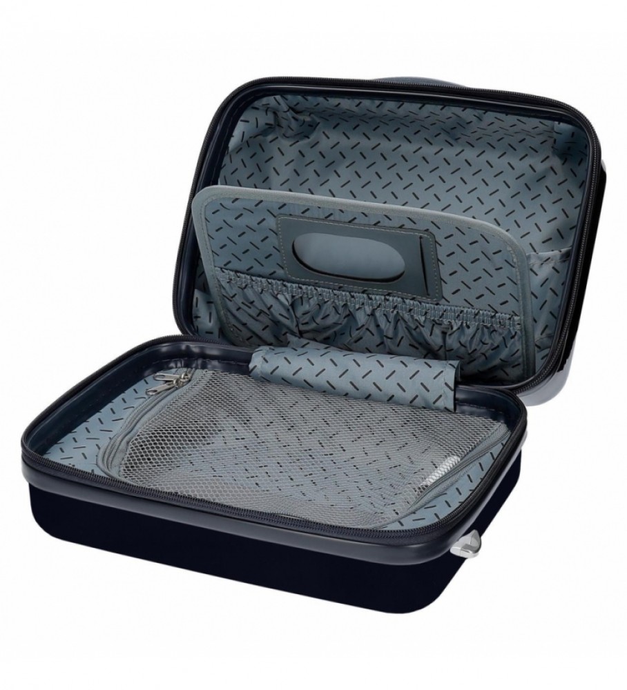 Bolsa Joumma Neceser ABS Mickey Adaptável The One azul - 29x21x15cm -