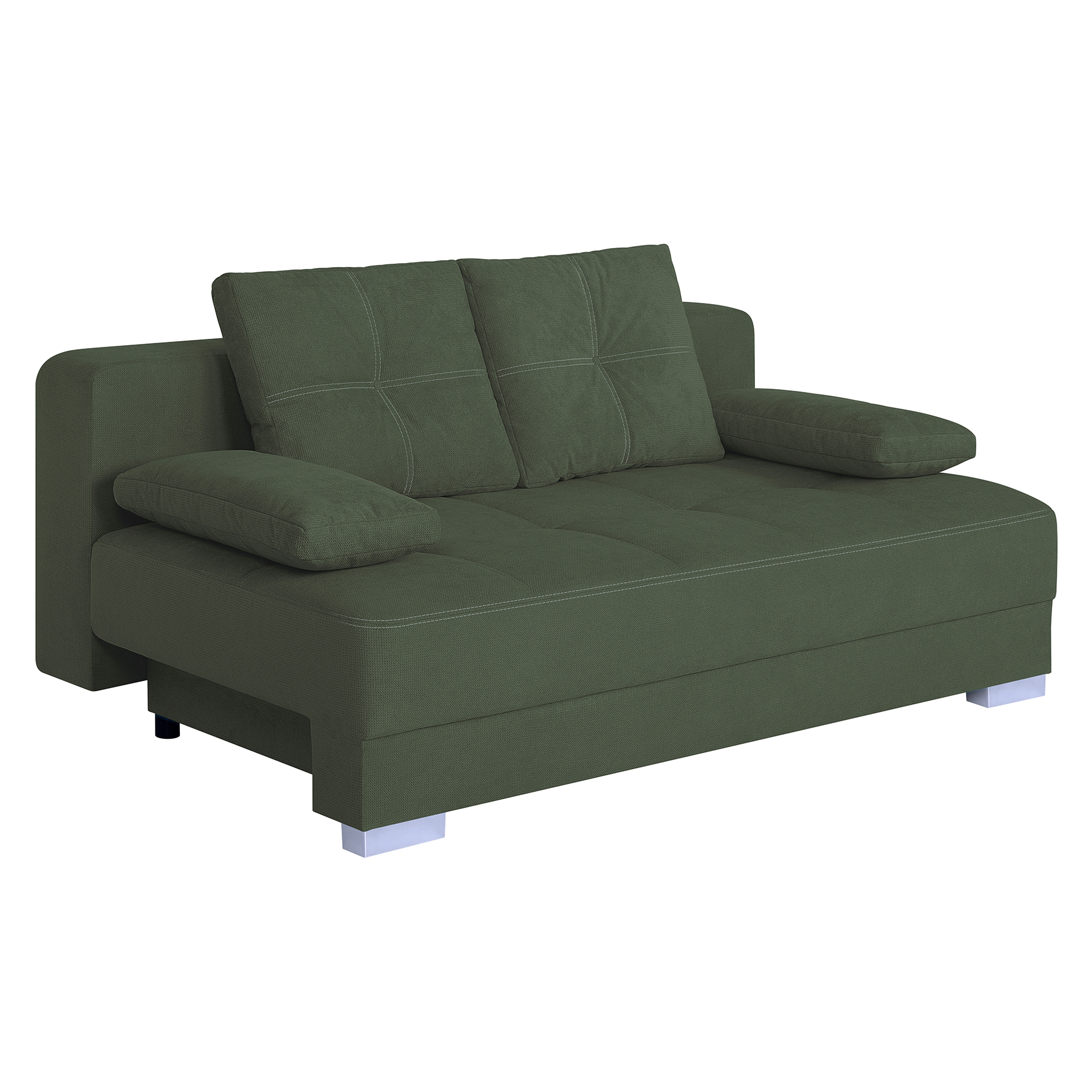 Schlafsofa - wintermoos - mit Staukasten - Dauerschläfer