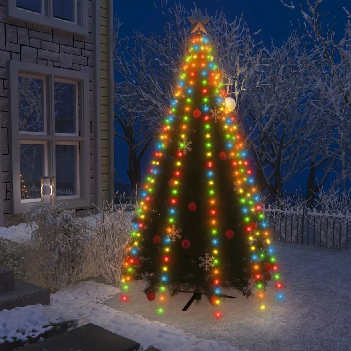 vidaXL Guirlande lumineuse Noël 300 LED Colorées