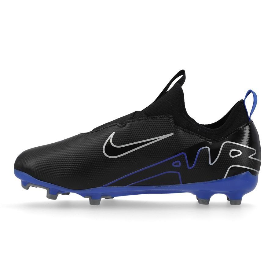 Nike Air Zoom Mercurial Vapor 15 Academy MG Shadow - Noir/Chrome/Bleu Enfant