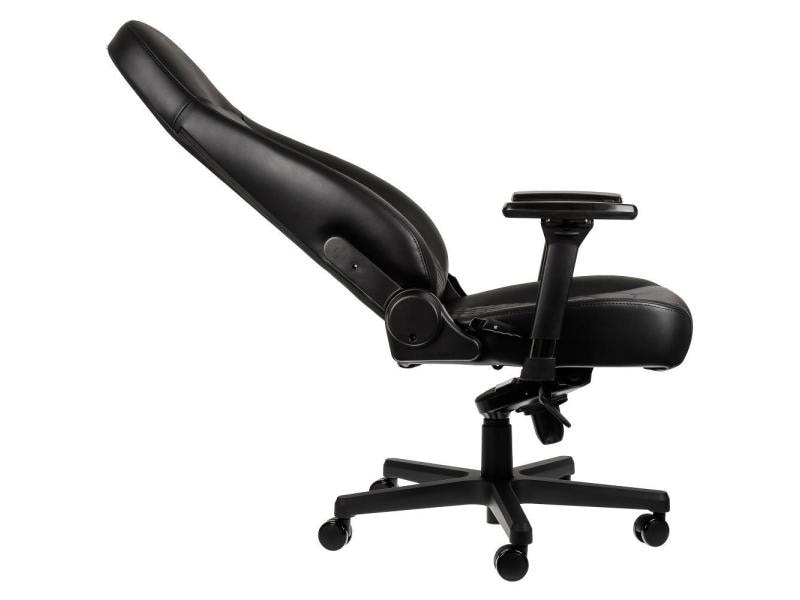 noblechairs Gaming-Stuhl ICON Echtleder Schwarz Echtleder-Computersessel