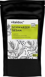 Gesund & Leben Schwarzer Sesam ganz, 400 g