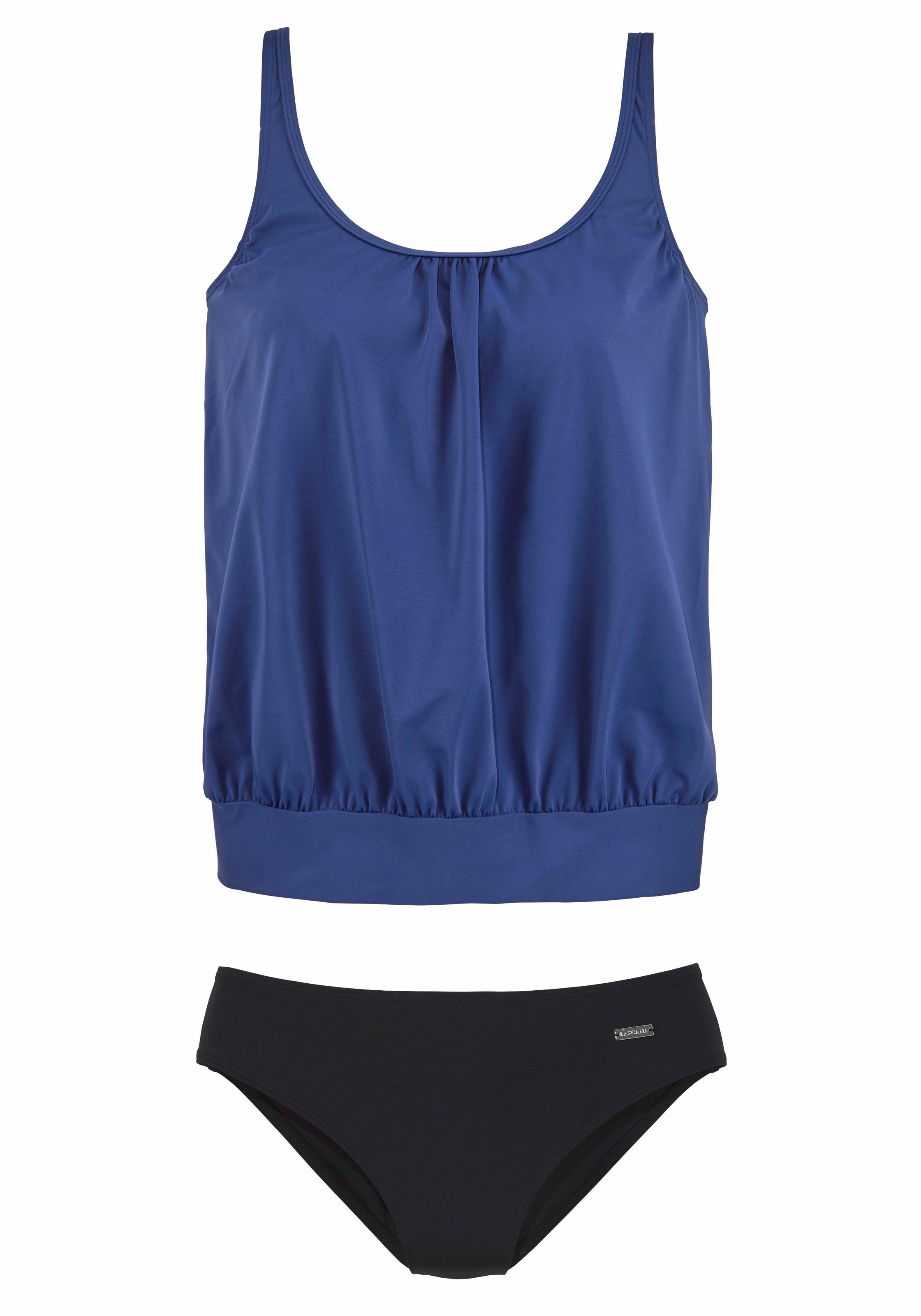 LASCANA Oversize-Tankini , Miederverstärkung am Cup, Unterbrustgummi rundum, verstellbare Träger