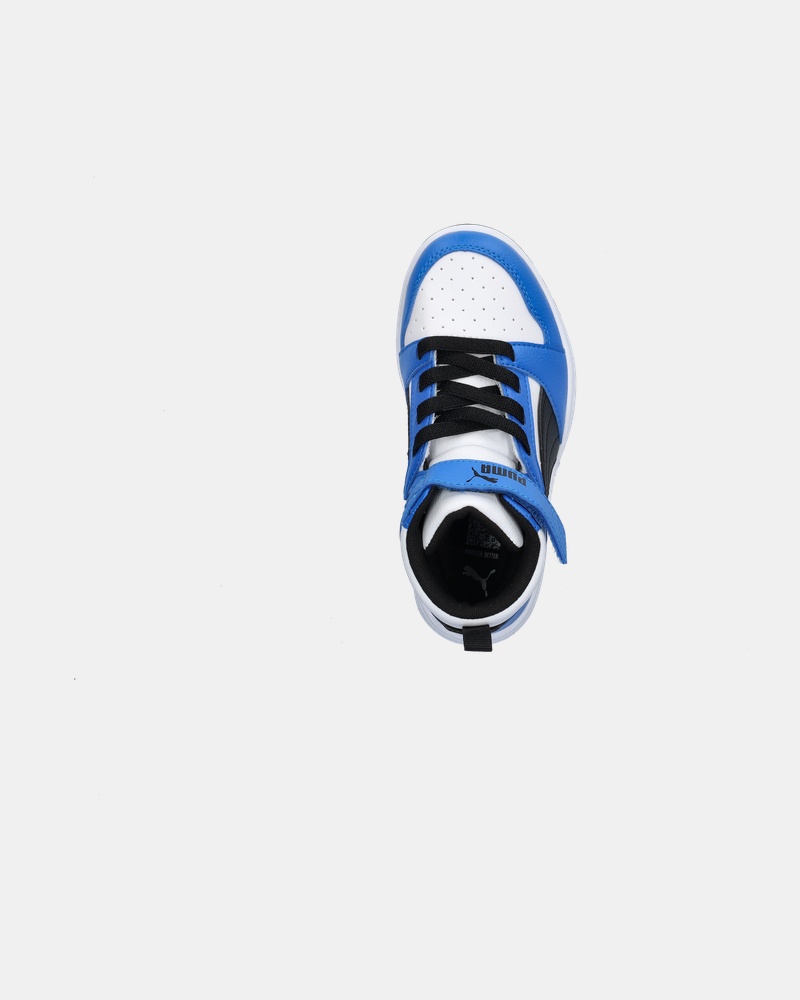 Puma Rebound V6 Mid Klittenbandschoenen  - blauw