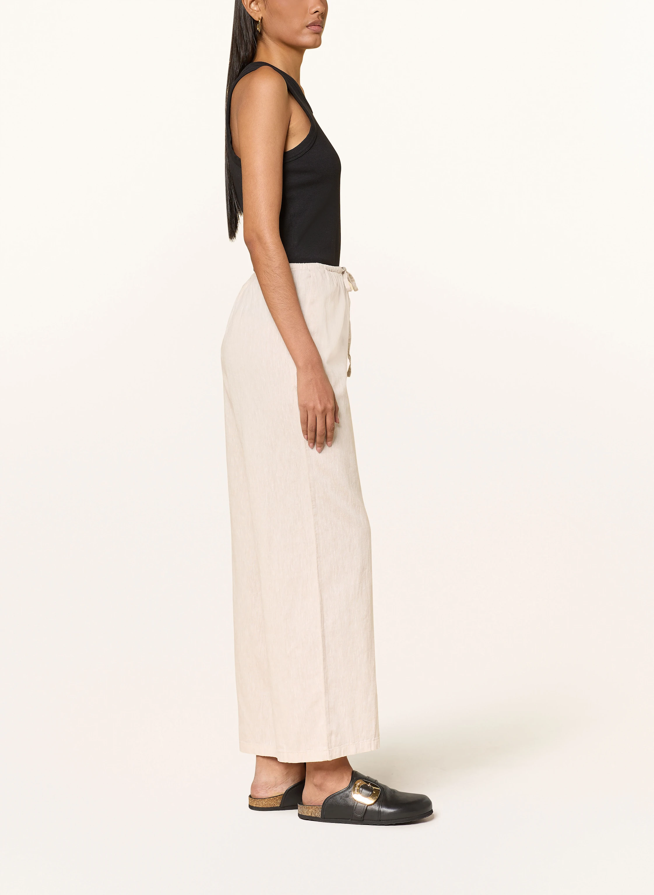 gina tricot Hose mit Leinen