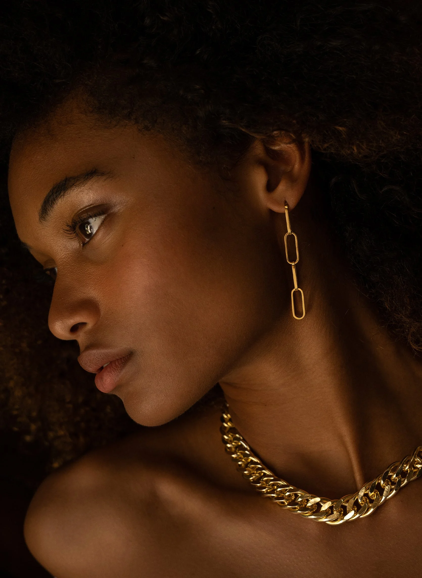 ASHA - Boucle d'oreille pendante asha | Multicolore