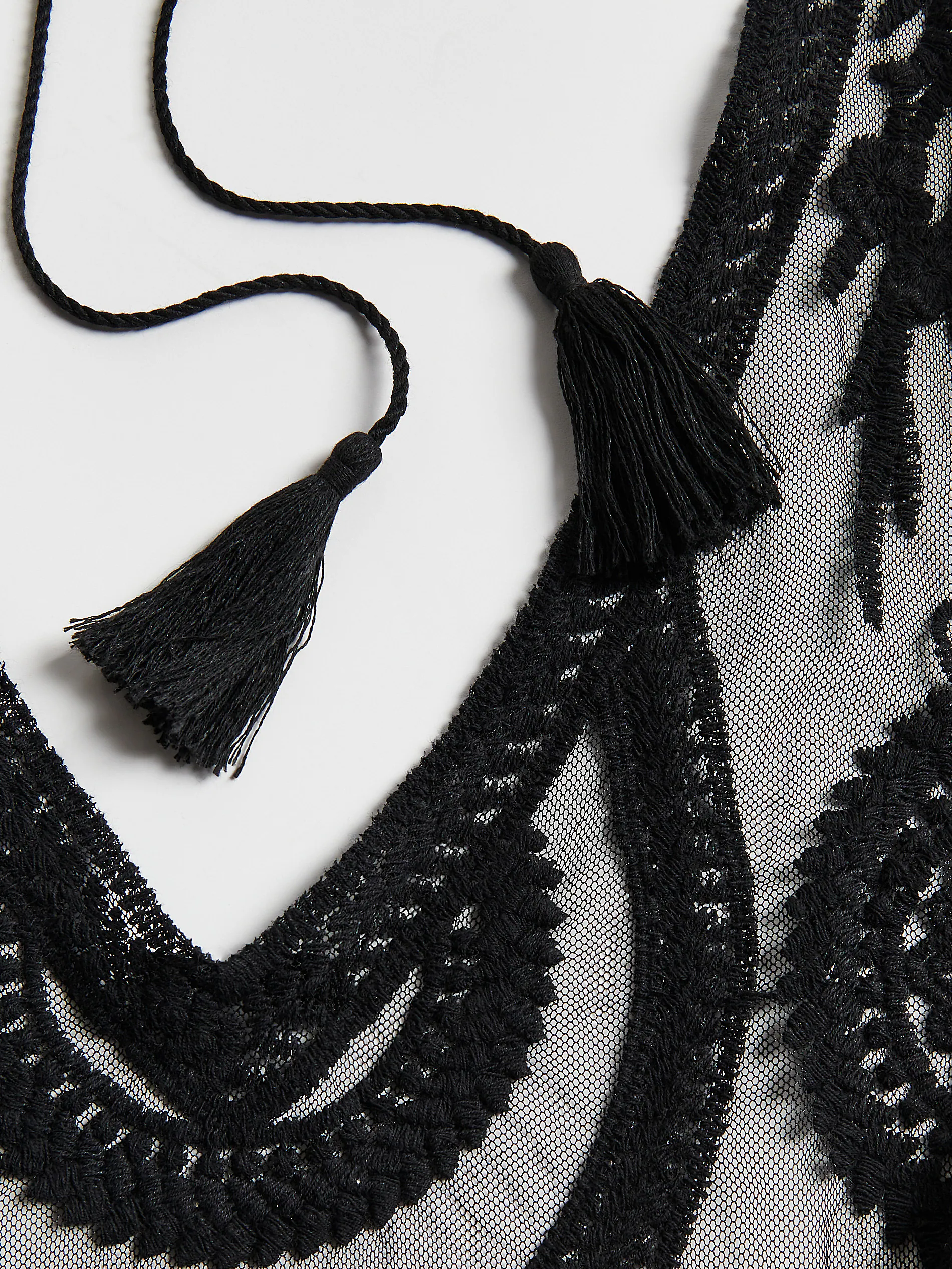 Strand-Kimono mit hohem Baumwollanteil