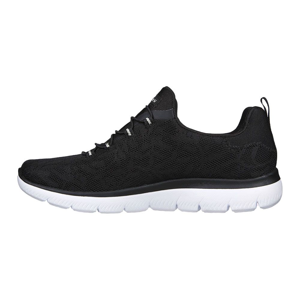 Skechers SUMMITS GOOD TASTE - Chaussures training Femme noir/blanc