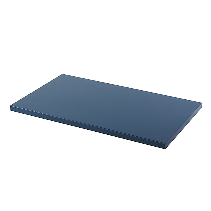 Plan de toilette GoodHome Perma bleu 80 cm