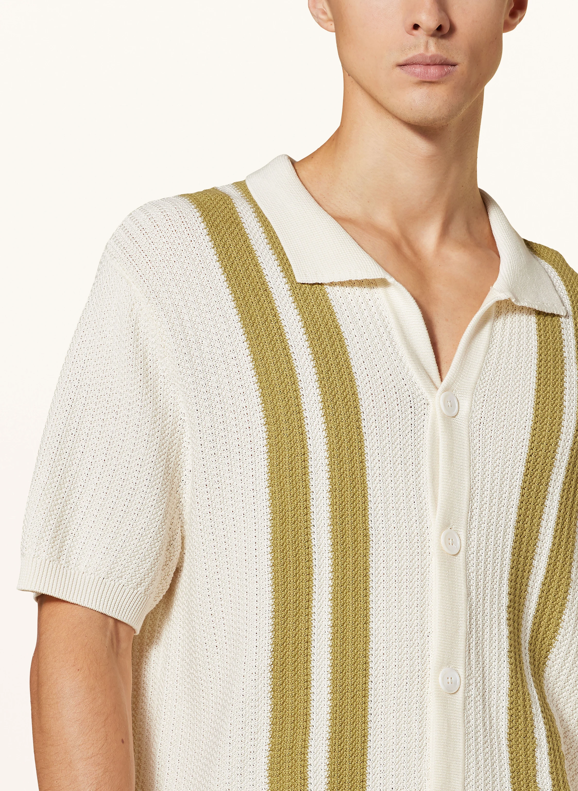 NN.07 Strickhemd ARES Comfort Fit
