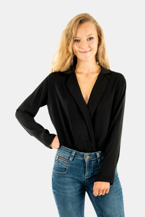 tee shirt manches longues Le Temps Des Cerises dorsey 0001 black