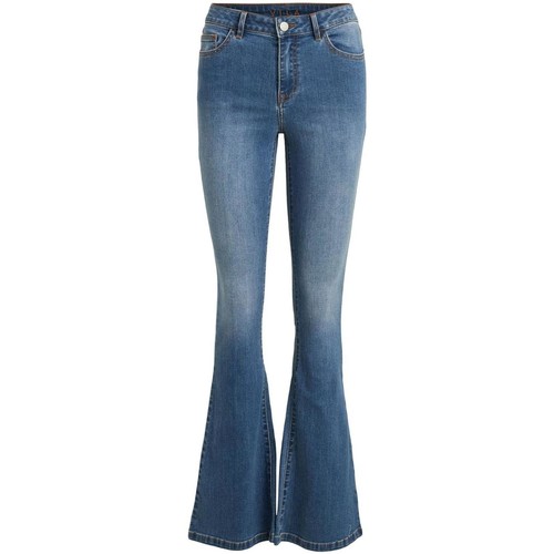 Vila - VIEKKO RW FLARED JEANS/SU MDB Azul