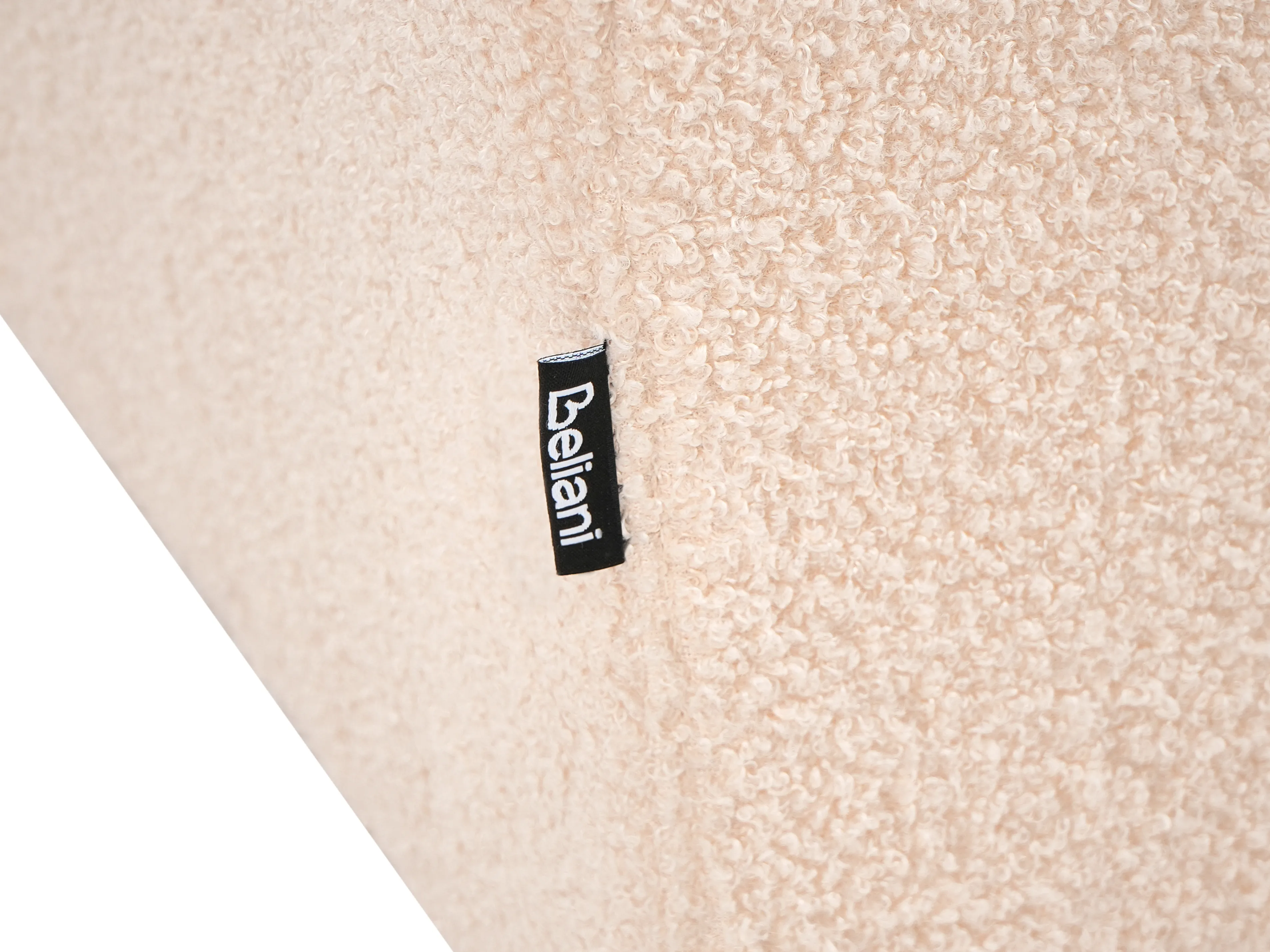 Poef SINCLAIR Bouclé Beige