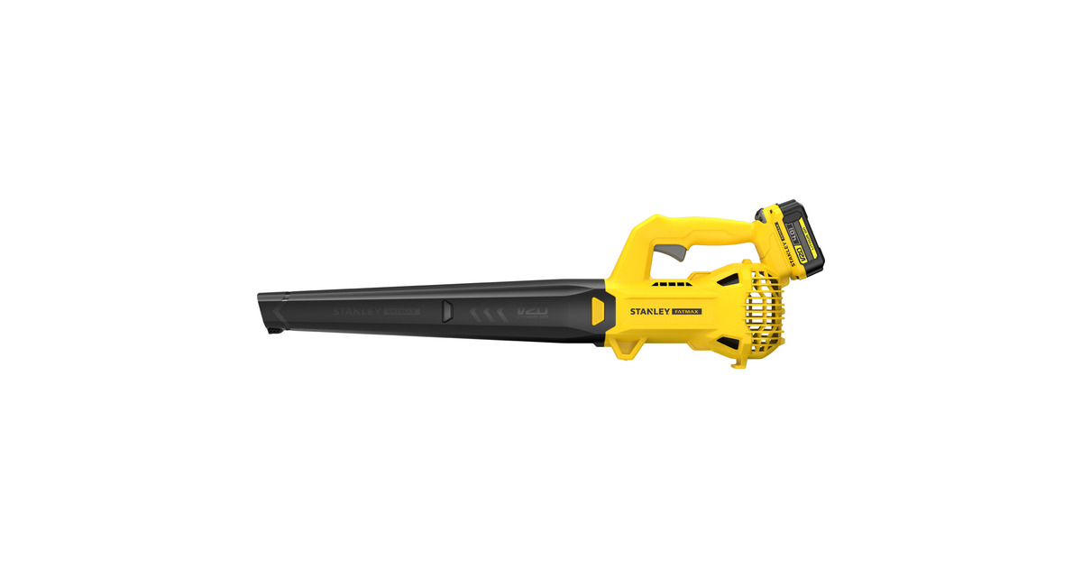 Stanley18V STANLEY FATMAX V20 accu bladblazer - 4.0Ah accu  (Geel/zwart, Accu en lader inbegrepen)