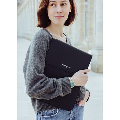 Saint-Martin - Housse d'ordinateur modulable noir Andrea - 13