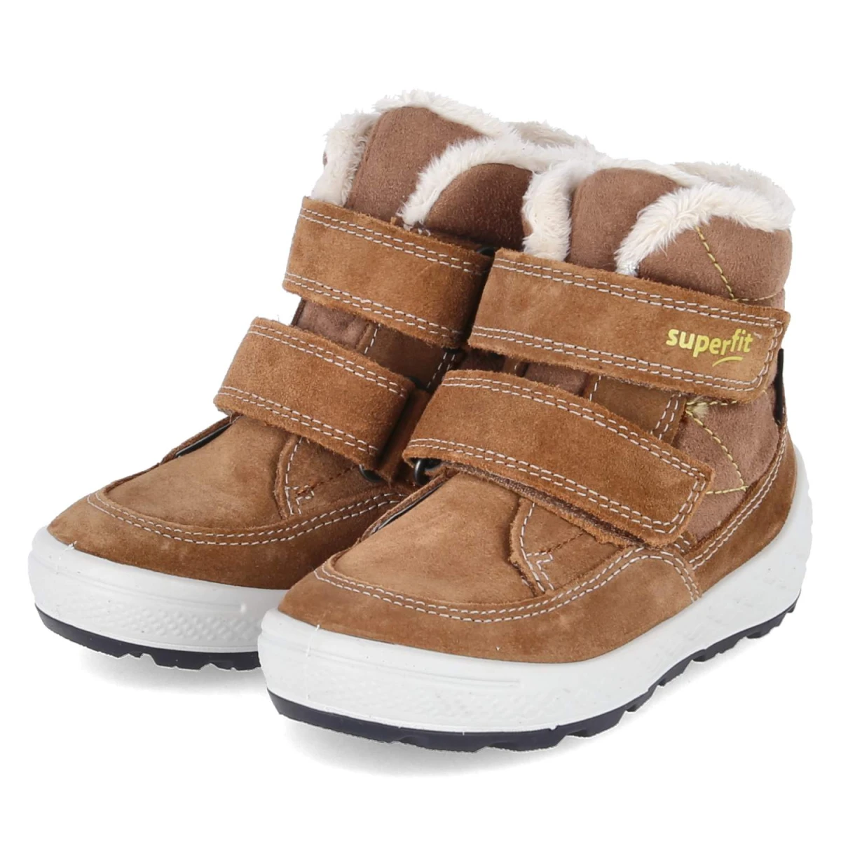 SuperfitWinterstiefeletten GROOVY - BRAUN/GELB