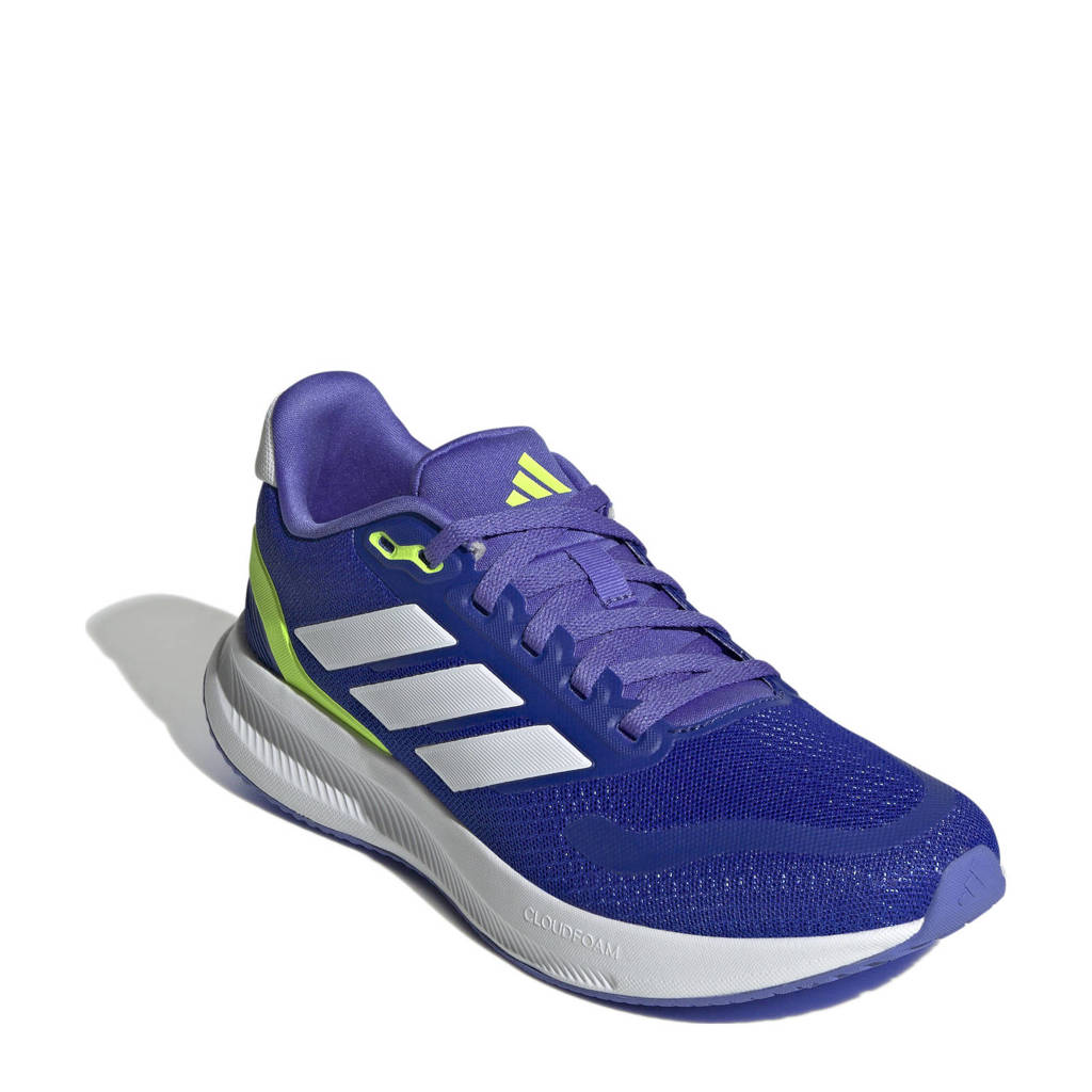 adidas Runfalcon 5 sneakers kobaltblauw/wit/geel