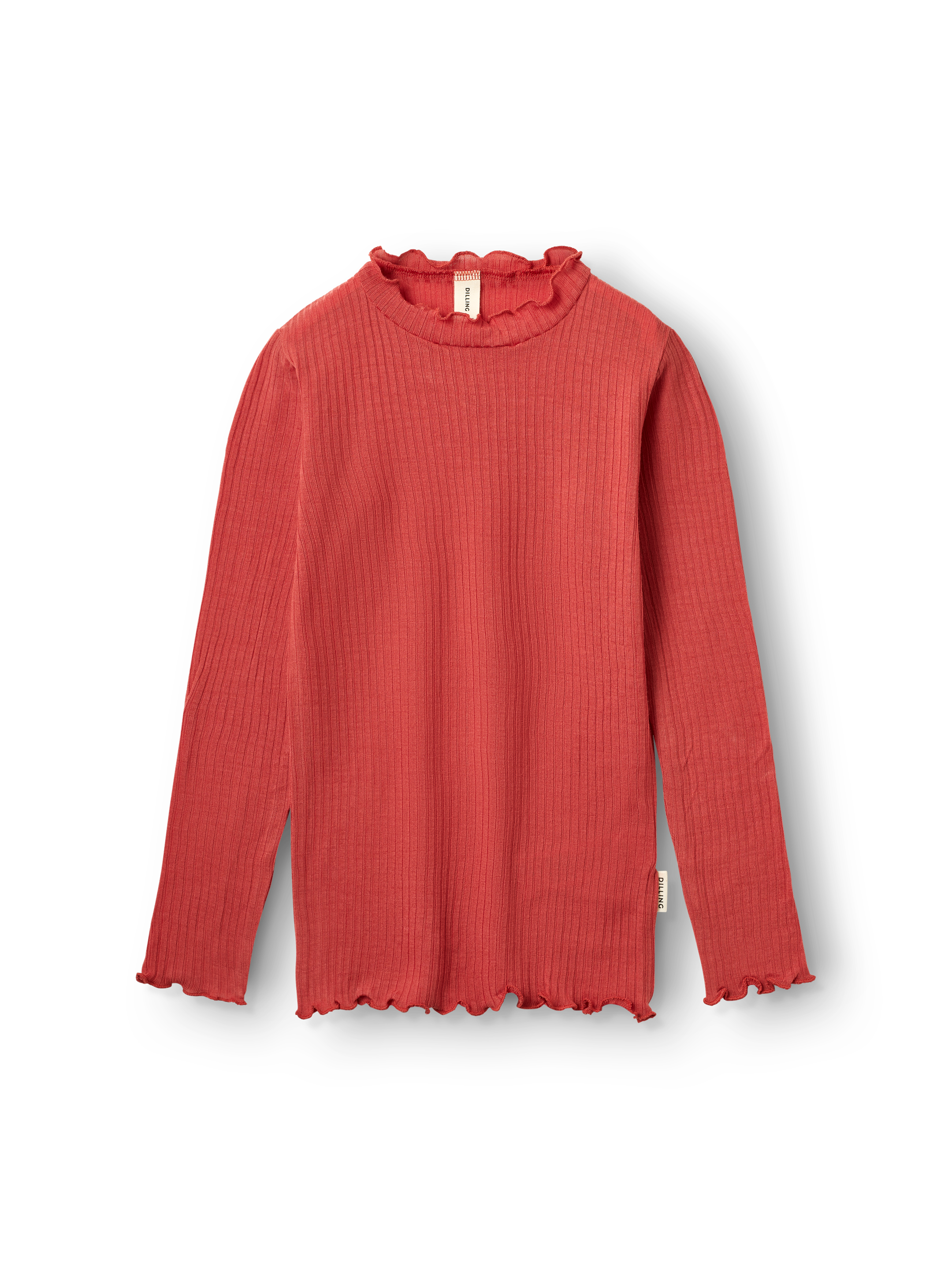 Shirt met ruches van merinowol voor kinderen
