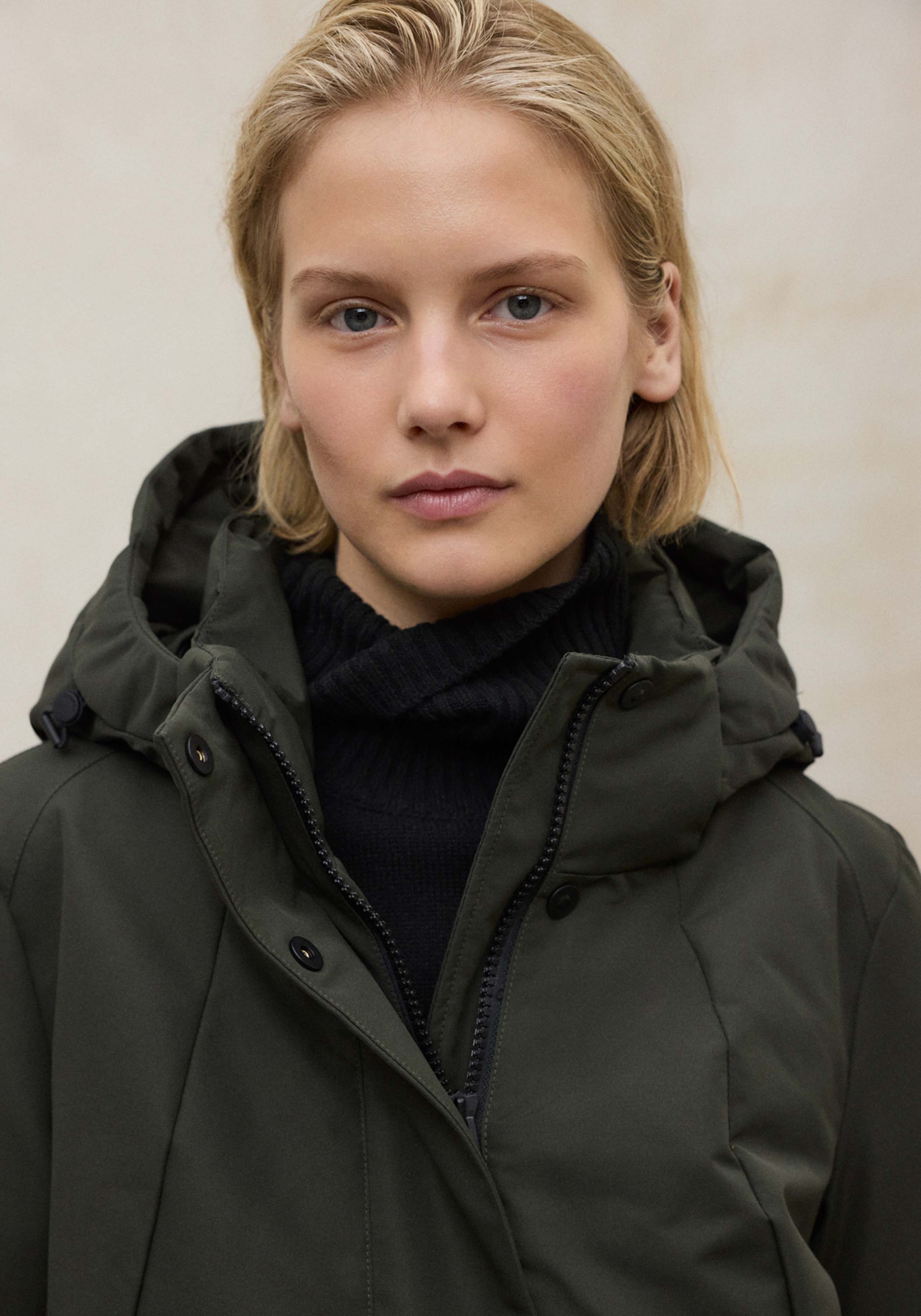 Ecoalf Winterparka Glamour Jacket Dark Khaki