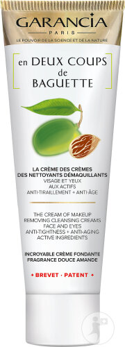 Garancia En Deux Coups De Baguette Démaquillant Crème Anti-Âge Visage Et Yeux Amande Douce 120g