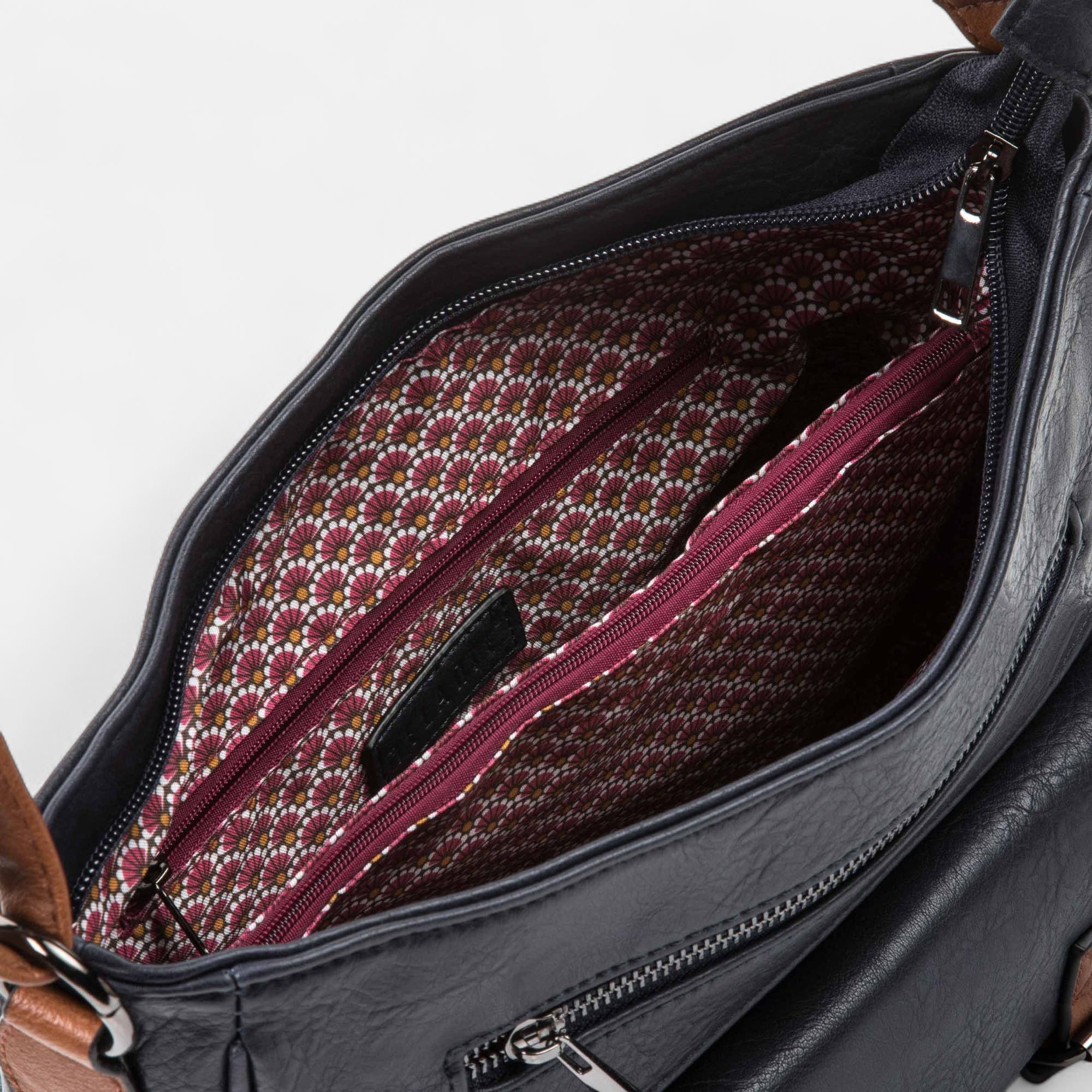 Sac bandoulière bleu marine