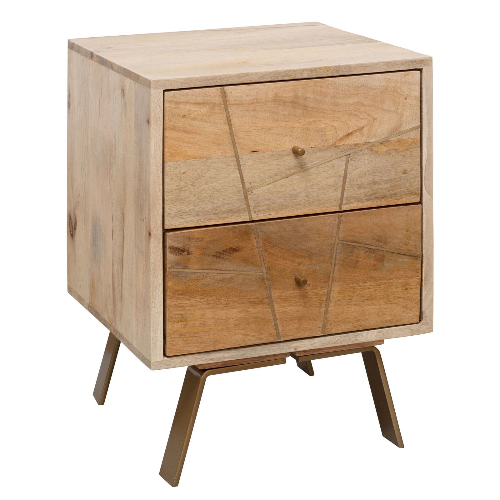 Nachtkommode Sikar Massivholz Mango
