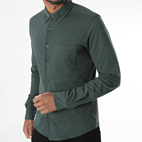 Chemise Manches Longues Slim Noah 22027665 Vert Kaki