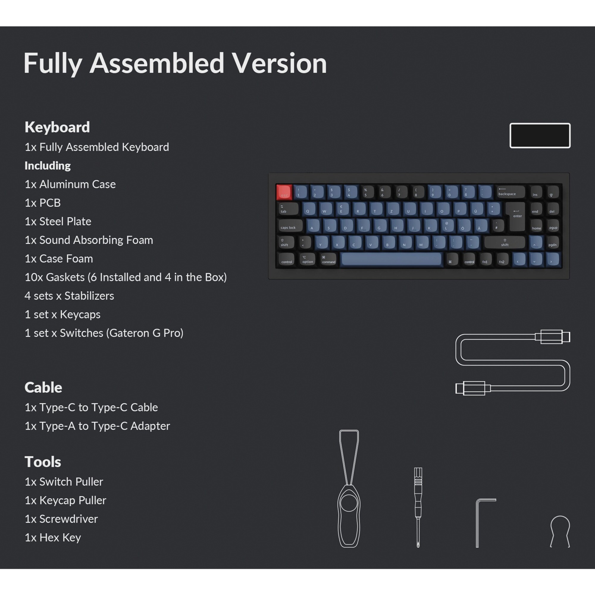 Keychron Gaming-Tastatur Q7