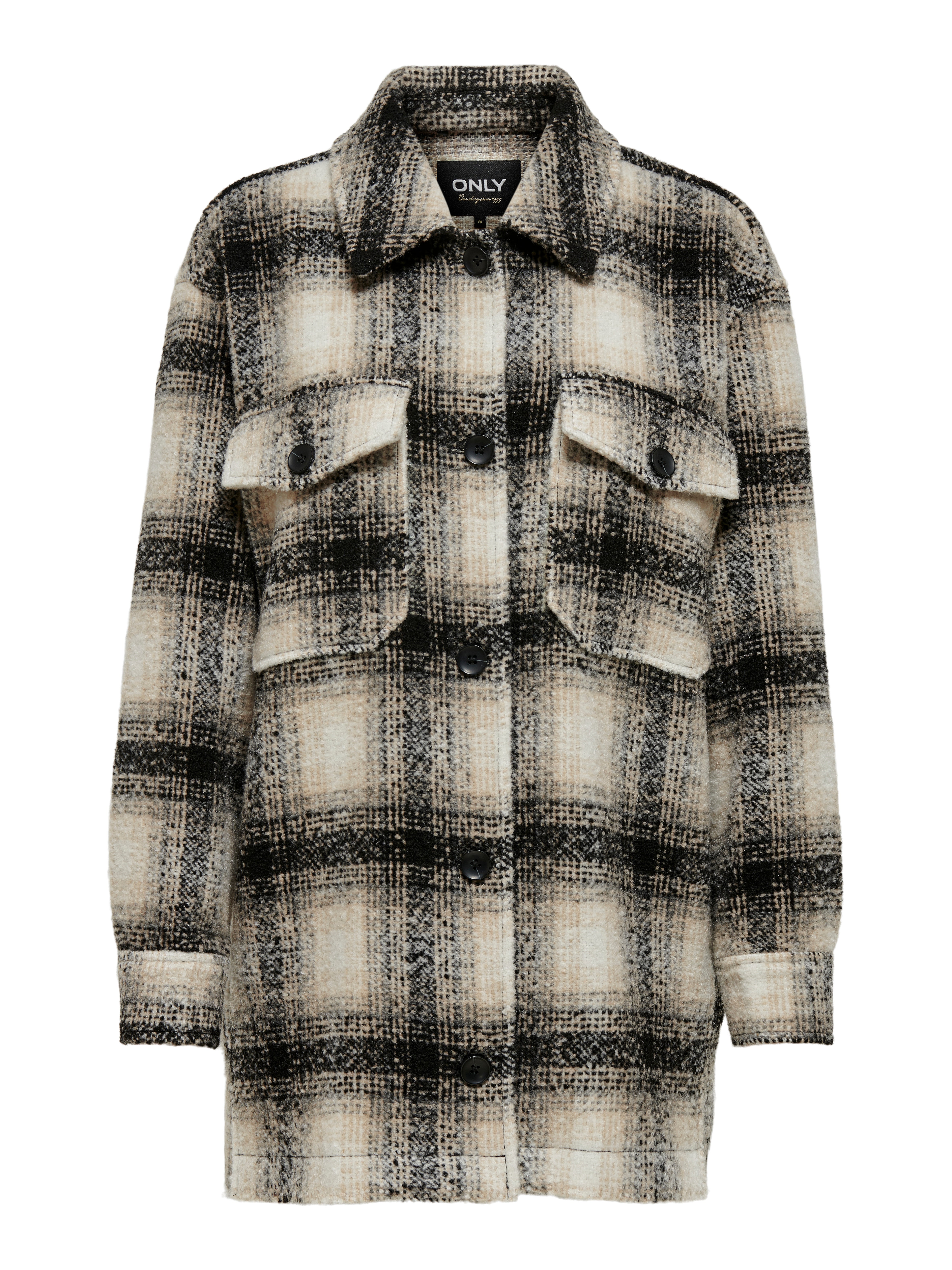 ONLALLISON Lange Hemdjacke Pumice Stone