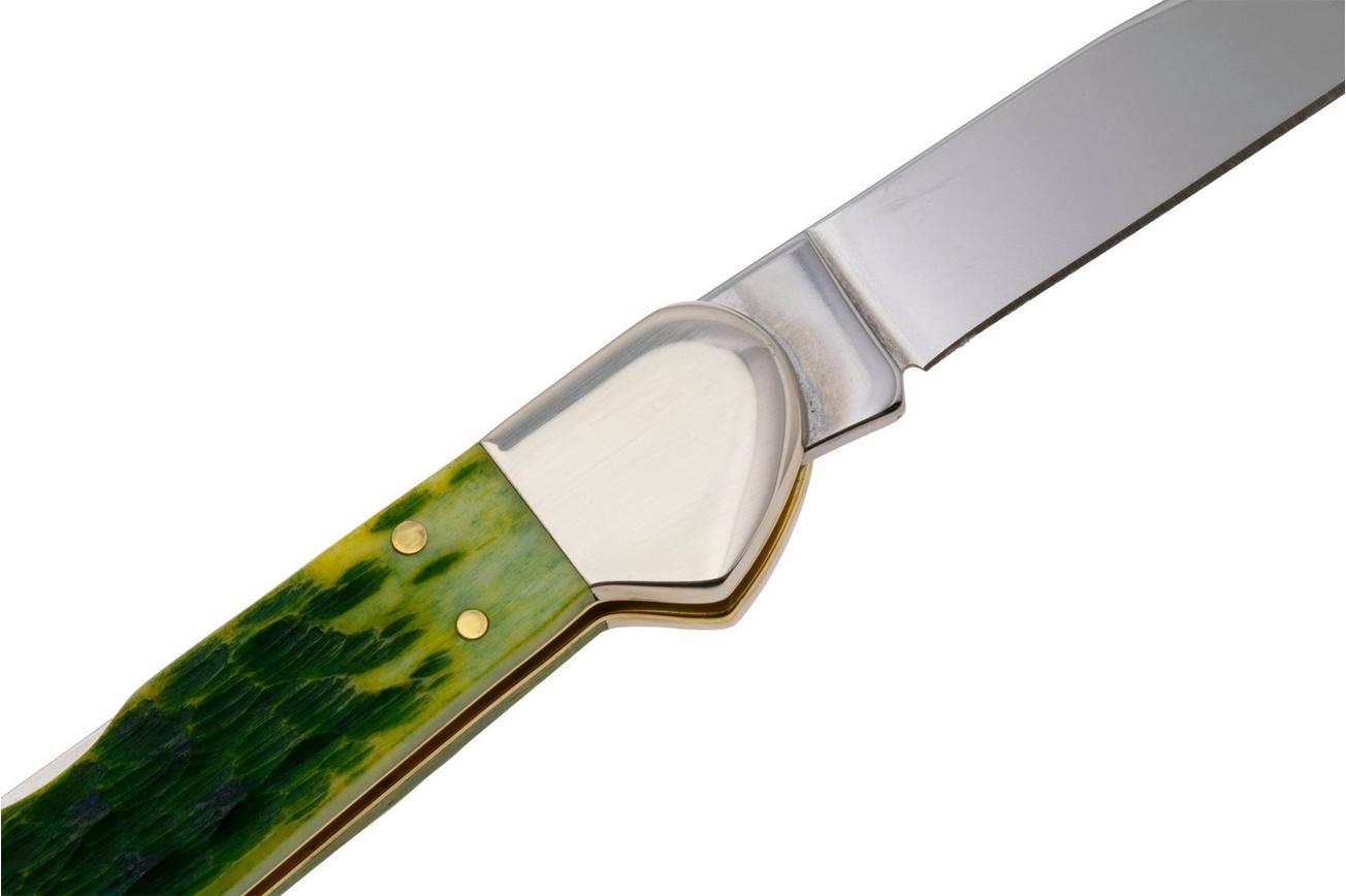 Case CopperLock Green Apple Bone, Peach Seed Jig, 27864, 61549WL SS zakmes