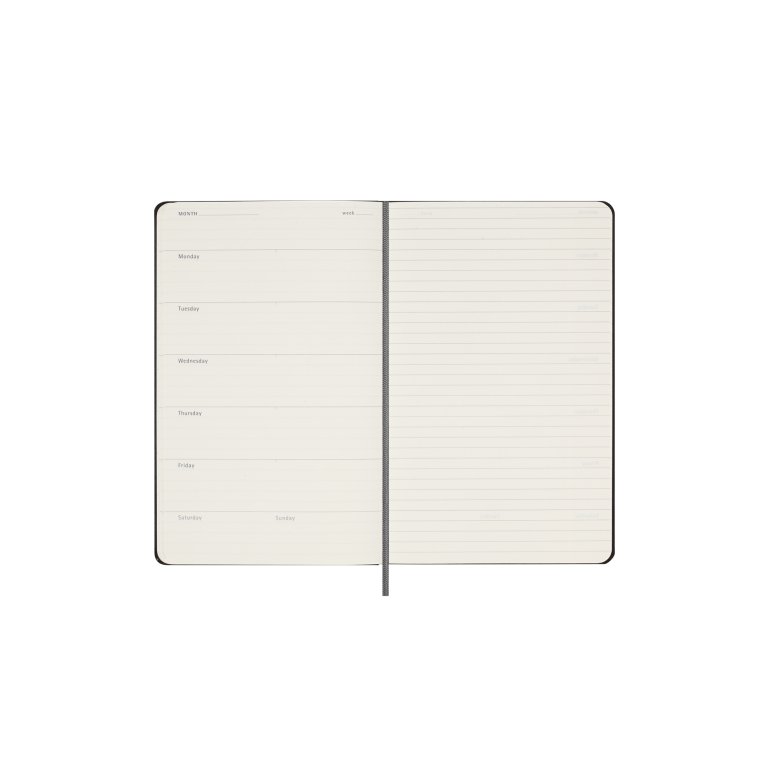 Moleskine Kalender Weekly Notebook undatiert