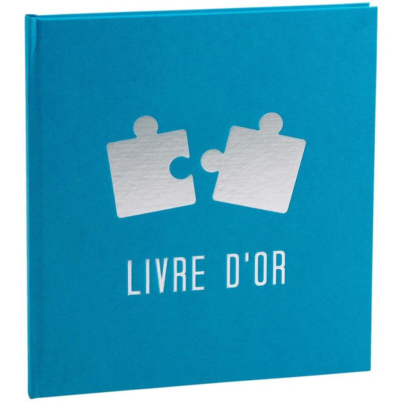 Livre d'or 140 pages 21x19cm PUZZLE - Visuels assortis