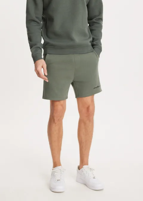 Brushed korte broek groen (GRN.O.D)