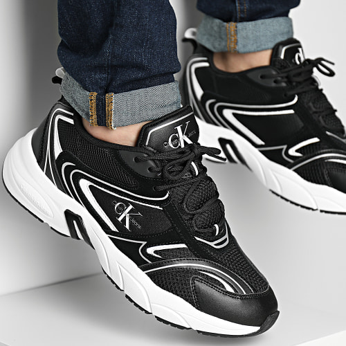 Baskets Retro Tennis 0589 Black White