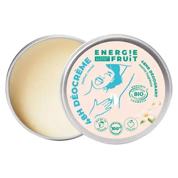 Creme de frutas energético Decocreme 48h Monoi orgânico 45g