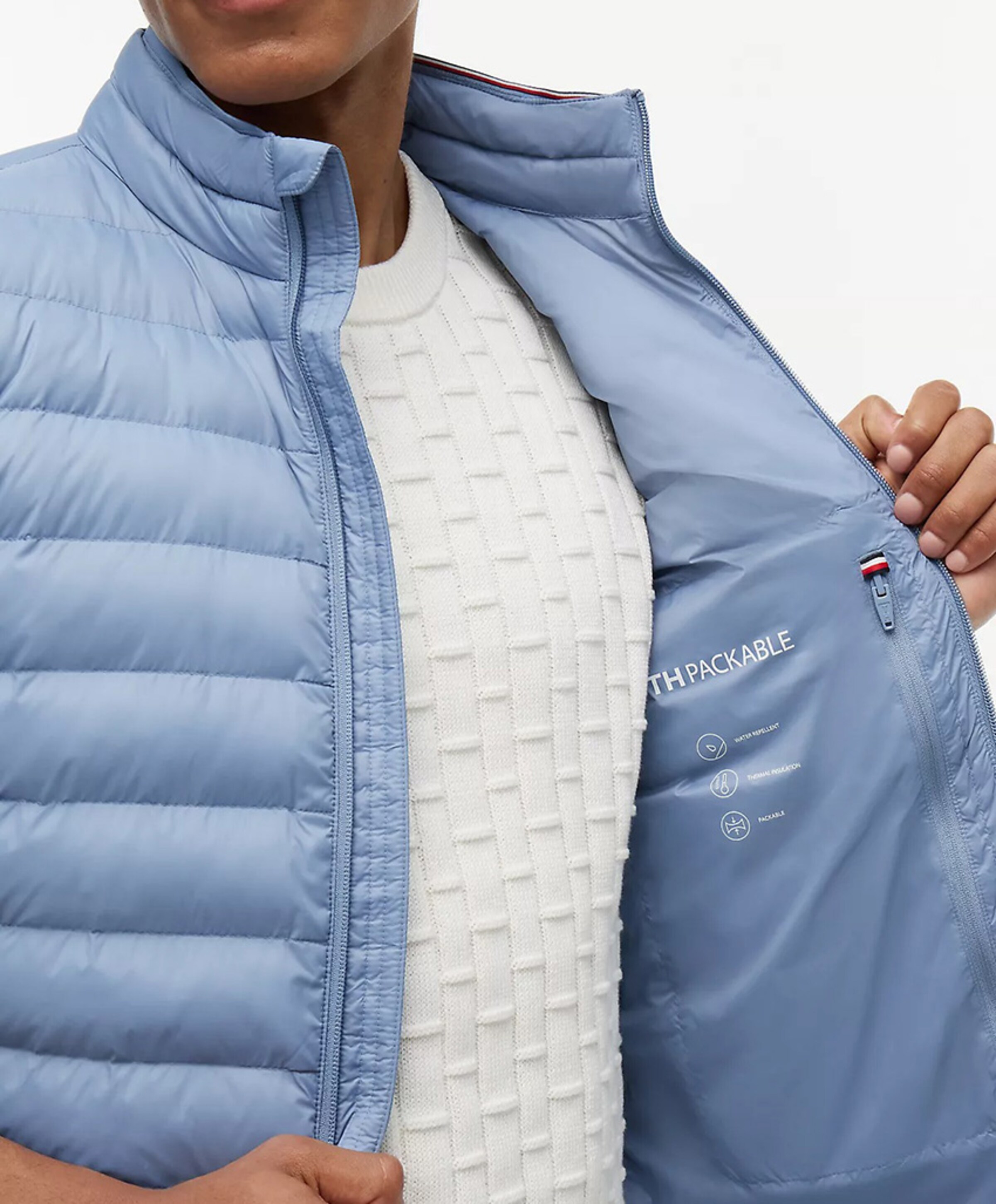 Tommy Hilfiger Heren bodywarmer blauw