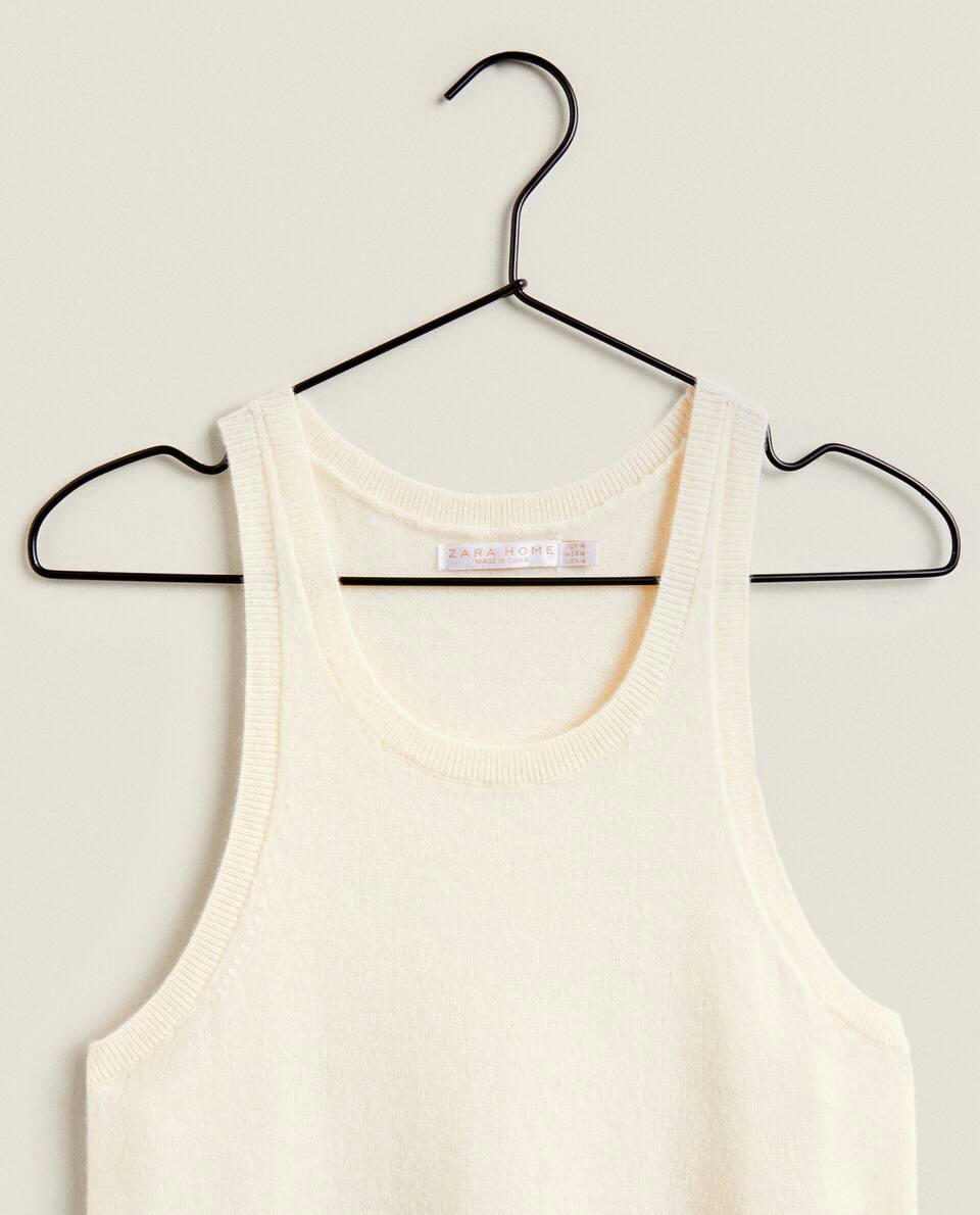 VESTIDO DE CASHMERE SEM MANGAS