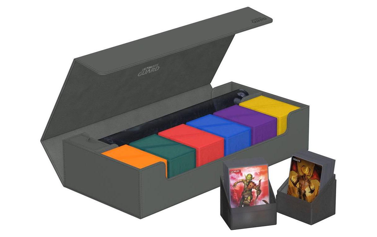 Kartenbox XenoSkin Superhive 550+ GrauHochwertige Box für Sammelkarten in Standardgrösse