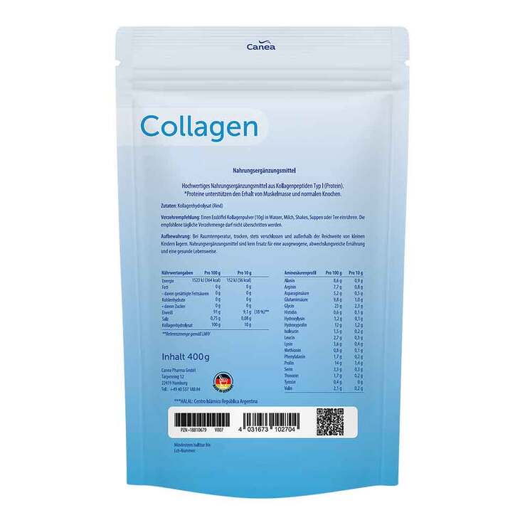 Collagen Beauty 100% Kollagen Hydrolysat Pulver, 400 g