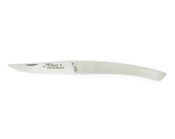 Thiers - Inox - Manche Inox Couteau de poche par Coursolle