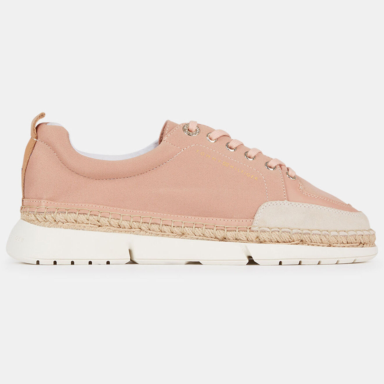 Tommy Hilfiger Baskets espadrilles Sporty Hybrid rose poudré