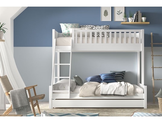 VIPACK - Lit évolutif Lit superposé 90-140x200 sommiers et tiroir inclus scott - b...