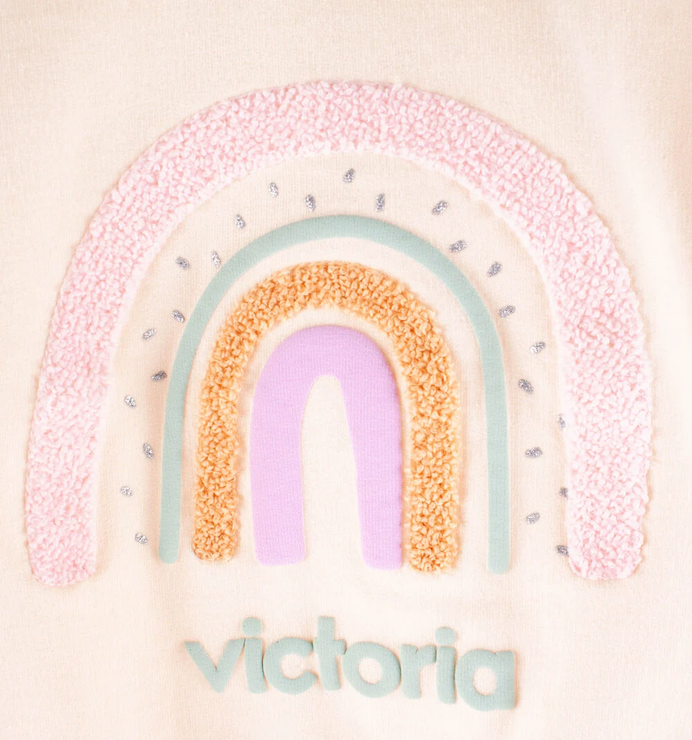 SWEAT-SHIRT COTON FANTAISIE Sweat-shirt enfant ROSA
