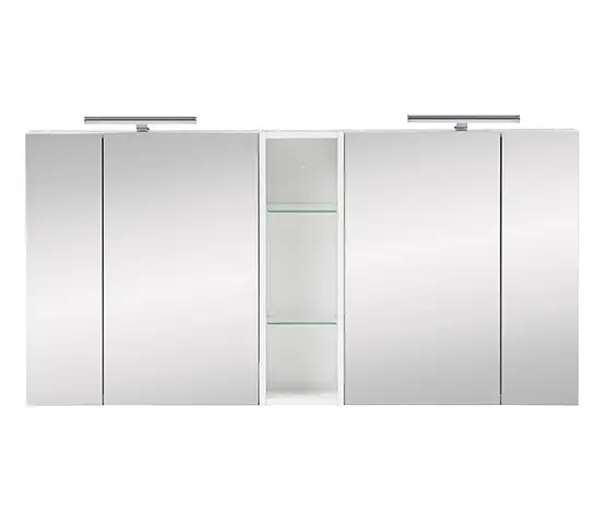 Doppelspiegelschrank »Runa SET Spiegelschrank Irene«, weißglänzend