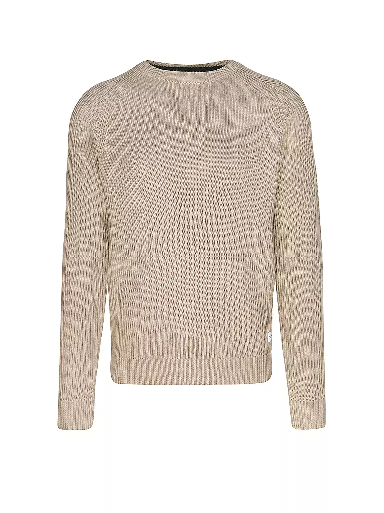 JACK & JONES Pullover JJPANNEL beige