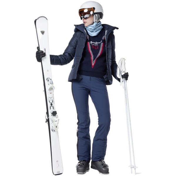 Pantalon de ski ROSSIGNOL W RESORT SOFTSHELL PANT DARK NAVY