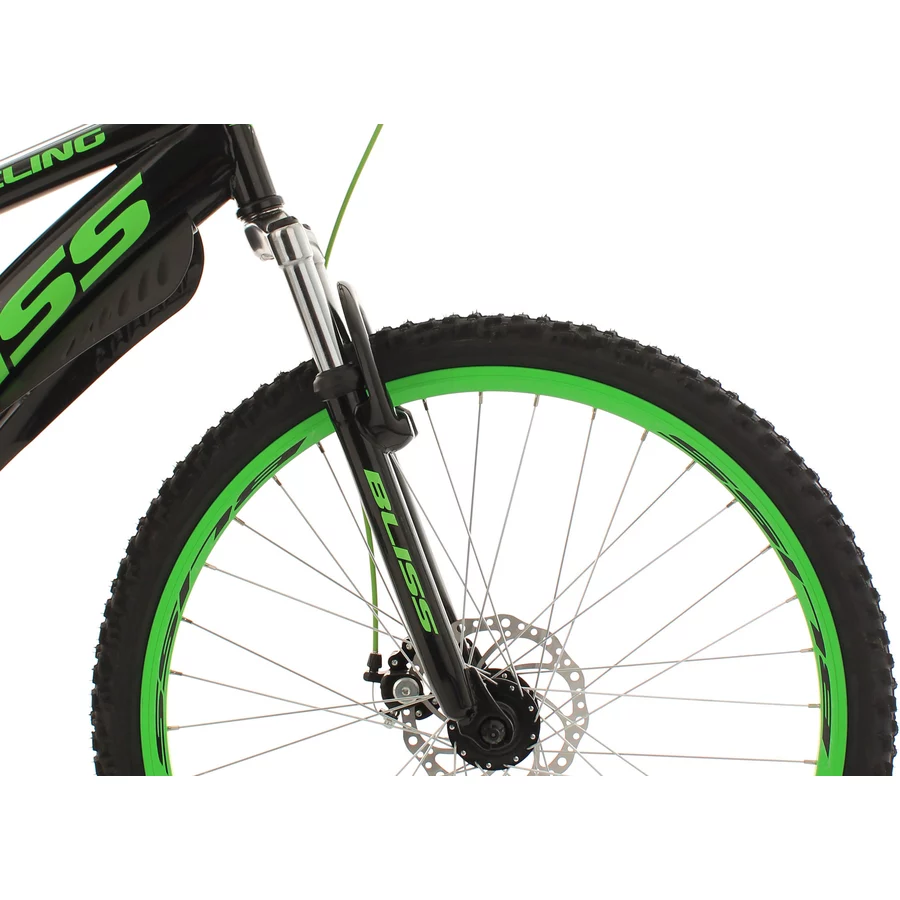 KS Cycling Fully Mountainbike Bliss 26 Zoll schwarz-grün