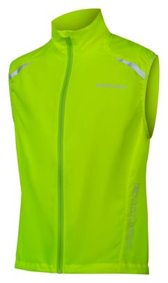 Veste Coupe-Vent Déperlant Sans Manches Endura Hummvee Jaune Fluo